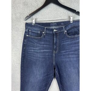 Lucky Brand Jeans Womens 16 Blue High Rise Flare Stevie Stretch Denim 33 Inseam